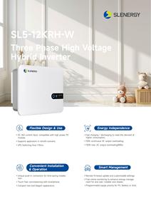 Cesun SL5/6/8/10/12KRH-W ระบบไฮบริดพลังงานแสงอาทิตย์ 5-12KW 3 เฟส IP66 แรงดันสูง ประสิทธิภาพ 99.9% รับประกัน 10 ปี SL5/6/8/10/12KRH-W 6kw - Product Image 4