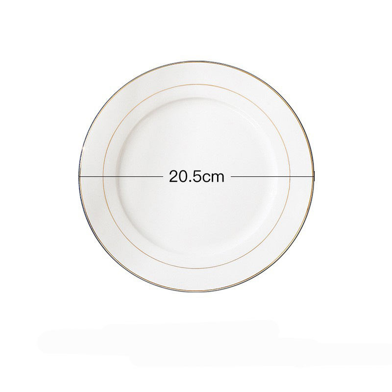 Plaque de jante en or de 8 pouces