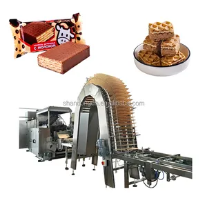 Multifunctional Automatic Wafer Biscuit Baking Oven Industrial Waffle Machine Wafer Biscuit Making Machine