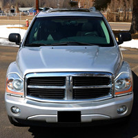 Auto Lamp Factory Style für 2004-2006 Dodge Durango Scheinwerfer (Chrom gehäuse/durchsichtige Linse)