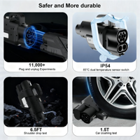 Adaptateur de charge rapide DC CCS2 vers GB/T 300A pour convertisseur de protocole allemand pour BYD Atto 3 Dolphin en Chine avec transmission de signal