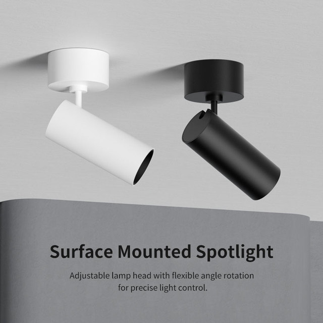 Surface Mounted Led Spotlight Down Lights Aluminum Adjustable Tuya Remote Control Dimmable 15W 25W 35W for Commercial Lighting