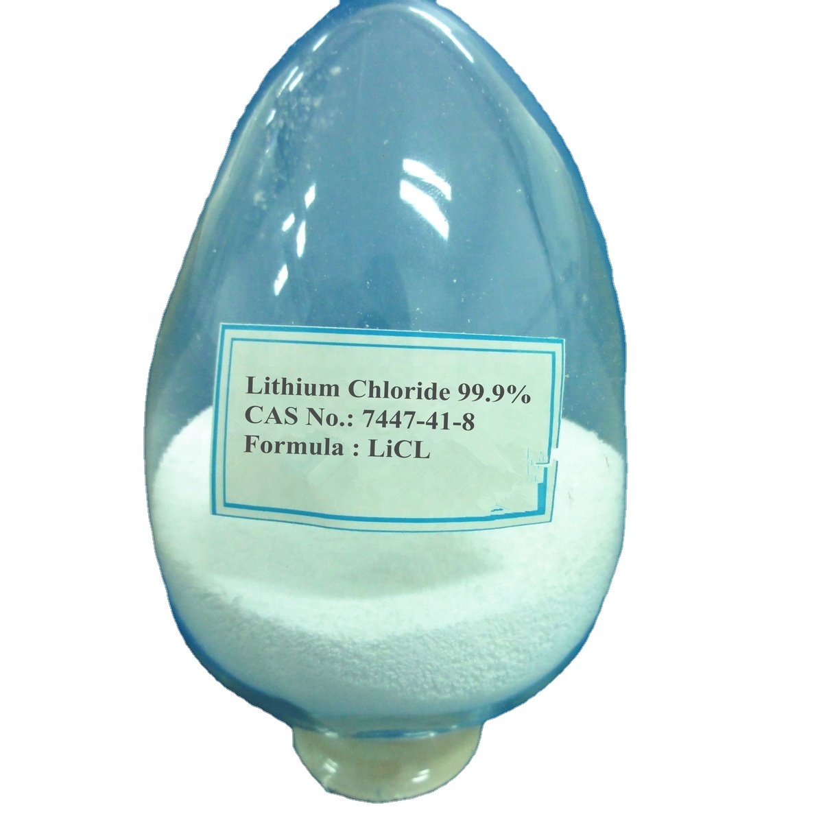 Белый порошок хлорида лития 99.9% LiCl