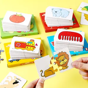 WANHUA educational toys cognitive toys card board game suppliers early education box cognitive card