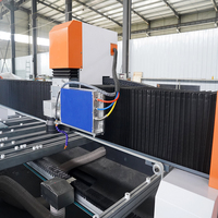 Machine de laminage de verre CNC avec pompe PLC, équipement de perçage, marquage, givrage et gravure, puissance laser 120W/200W pour le traitement du verre