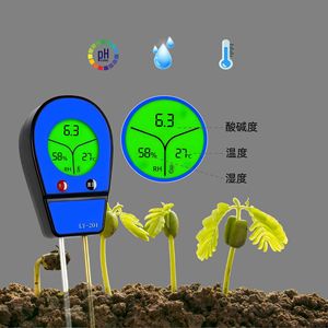 Ly 201 Soil <b>Tester</b> Digital <b>Ph</b> Humidity Temperature Gauge For Gardening Plants - Product Image 4