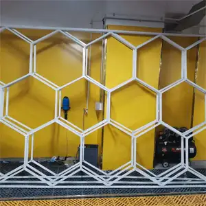 2024 Mới tổ ong lục giác Tường Đèn Dimmer LED cảm ứng ánh sáng lượng tử đèn kết nối - Product Image 1