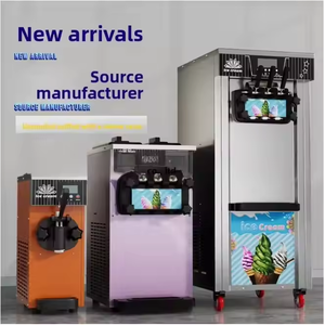 Mềm Máy làm kem 3 vòi phun xoáy Máy làm kem mềm phục vụ tự động Máy làm kem - Product Image 3