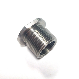 Réducteur fileté femelle 1/2-28 ID vers mâle 5/8-24 OD en acier inoxydable, adaptateur hexagonal usiné CNC pour raccord de tuyauterie <span class=keywords><strong>automobile</strong></span> - Product Image 4