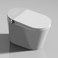 Nouveau siège de Bidet intégré allongé à double chasse d'eau, commande vocale, toilettes intelligentes entièrement automatiques d'une seule pièce