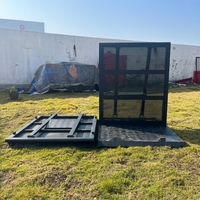 Barrière de sécurité en aluminium robuste pour événements, barrière de contrôle des foules de qualité industrielle et d'entreprise