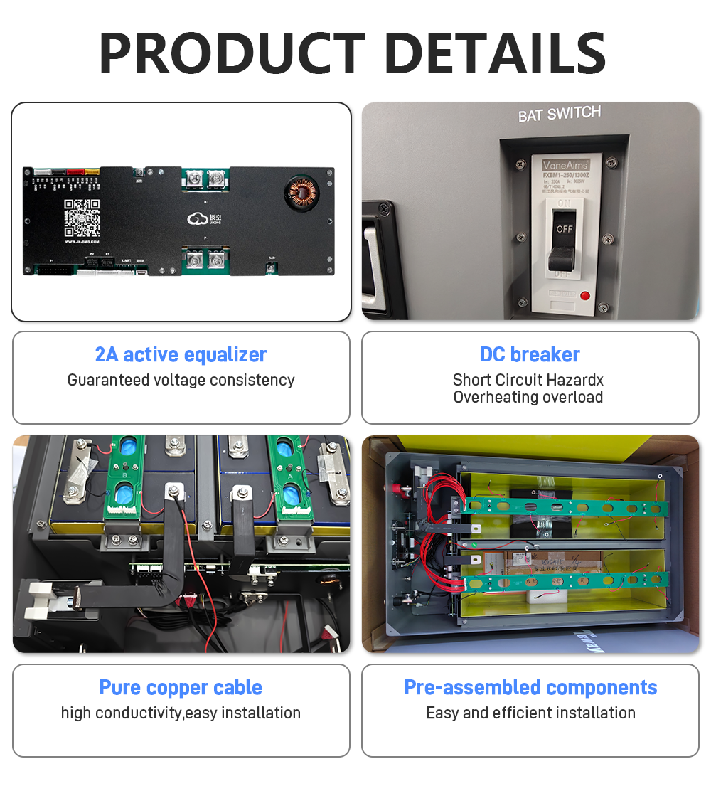 diy box lifepo4 48v 340ah