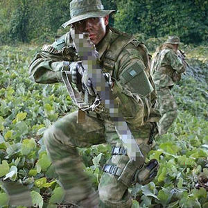 เสื้อแจ็กเก็ตและ<span class=keywords><strong>กางเกง</strong></span>สำหรับล่าสัตว์<span class=keywords><strong>ผ้า</strong></span>โพลีเอสเตอร์/ <span class=keywords><strong>ผ้า</strong></span>ฝ้ายระบายอากาศลายพรางสำหรับใส่กลางแจ้ง - Product Image 4