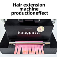 Machine à extensions capillaires à plaques plates, outil de pose de kératine, outil de mise en forme des boucles, best-seller transfrontalier pour usage domestique, fabriqué en Italie