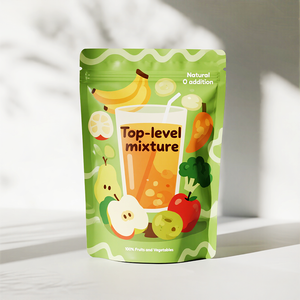 Embalaje de frutas secas mixtas con estampado personalizado Ziplock Mylar, embalaje de plástico para alimentos, bolsa con cremallera para frutas liofilizadas - Product Image 2