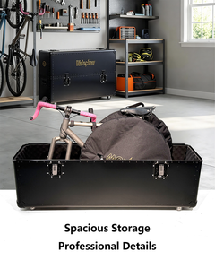 Étui de transport pour vélo RideNow en alliage d'aluminium de qualité aéronautique avec serrure TSA, étui rigide de transport de vélo robuste pour les voyages en avion - Product Image 6