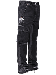 <span class=keywords><strong>ก</strong></span>างเกงยีนส์ทรงแบ็<span class=keywords><strong>ก</strong></span><span class=keywords><strong>ก</strong></span>ี้ขาบาน สไตล์วายทูเค ปี 2026 คุณภาพสูง ผลิตตามสั่งจากโรงงาน สีดำ<span class=keywords><strong>ฟ</strong></span>อก แต่ง<span class=keywords><strong>ก</strong></span>ระเป๋า  สำหรับผู้ชาย สตรีทแวร์  แบบ OEM - Product Image 3