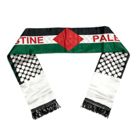 Écharpe en satin polyester doux avec drapeau de la Syrie, idéale pour les supporters de football, les événements sportifs et la décoration de mariages – Offre spéciale
