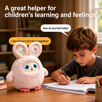 Peluche interactive intelligente à reconnaissance d'humeur avec rétroaction émotionnelle, contrôle vocal, apprentissage STEM pour enfants, OEM Tuya