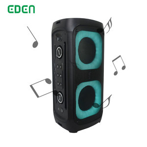Haut-parleur Bluetooth portable professionnel double 6 pouces pour l'extérieur avec effet de feu ED-611 - Product Image 1