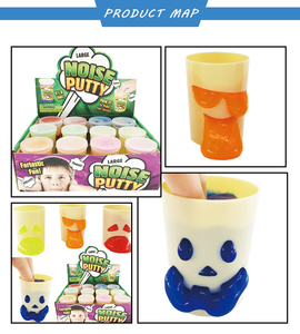 Juguete para Niños, Plastilina de Arcilla Plástica No Tóxica y Ecológica, 4 Colores, Caras Sonrientes, Slime de Cristal Divertido en Vaso, Juguetes Educativos - Product Image 6