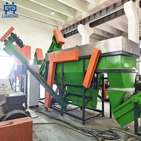 Machine à laver efficace PP PE HDPE LDPE PET recyclage plastique évier flotteur séparant le réservoir de lavage