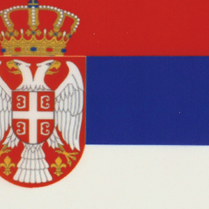 Bandera de Serbia con Asta de Madera para Agitar a Mano, Venta Caliente de Fábrica 2024, para Días Festivos Generales - Product Image 6