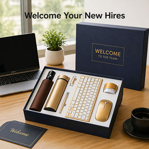 Set Regalo Aziendale di Lusso 7 in 1 per Uomo, Vendita all'Ingrosso, con Logo, Tastiera e Mouse Wireless - Product Image 5