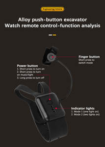 2,4 Ghz 1/24 Control remoto Bulldozer Toy 12 canales emular construcción RC vehículo descarga camión juguetes para niños - Product Image 6