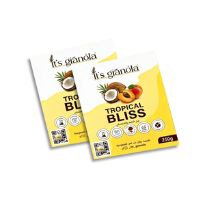 Etiqueta adhesiva de papel cobrizo a prueba de agua y aceite para tarros de granola personalizados, para envasado de alimentos de desayuno. - Product Image 5