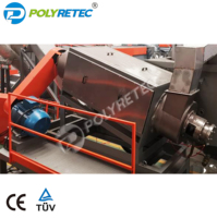Machine de recyclage de bouteilles en plastique 3 en 1 Ligne de séchage et de broyage Ldpe Pe Pp Ps Abs Hdpe