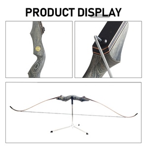 Рекурсивный лук для стрельбы из лука для спорта на открытом воздухе стрелы для охоты вынос деревянная ручка стойки ламинированные конечности 60 дюймов метка охотничье оборудование - Product Image 6