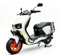 Heavy Duty Brushless Streetbikes Electric Motorcycle 2000W 72V Lithium Battery 40-60km/h Speed Rear Cargo Rack