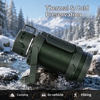 Thermos en acier inoxydable à double paroi de grande capacité 6200 ml avec poignée et couvercle, portable pour le camping, la maison, le bureau et l'extérieur