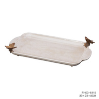 Style Antique européen Base de cloche de pigeon en céramique blanche Candélabre à 5 bras Porcelaine de cuivre vintage Décoration de la maison Bougeoir