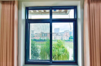 Rieles deslizantes para puertas y ventanas de aleación de aluminio de China, Partición de ventanas deslizantes plegables para uso en cocina y balcón y patio