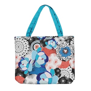 Custom All Over Print Canvas Tote Bag Botanical Pattern Shoulder Handbag Eco Reusable Shopping Bag for School <b>Books</b> & Grocery - Product Image 3