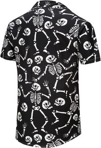 KYKU <strong>Funky</strong> Hawaiian Beaded Short Sleeve <strong>Shirt</strong> for <strong>Men</strong> Palm Beach Tropical Vacation <strong>Shirts</strong> - Product Image 4