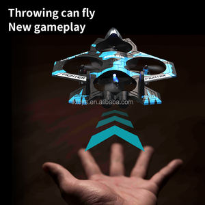 K500 मैक्स 2.4 घज रिमोट कंट्रोल आरईसी एपीपी फोम फाइटर ड्रोन के साथ हल्के 360 डिग्री स्टंट विमान हेलीकॉप्टर - Product Image 2