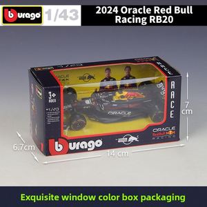 Coche de Carreras <span class=keywords><strong>F1</strong></span> Red Bull 2024 RB20 a Escala 1:43, Modelo de Metal con Acabado de Simulación, Coche de Verstappen, Mejor que Meego Control Force Youth - Product Image 3