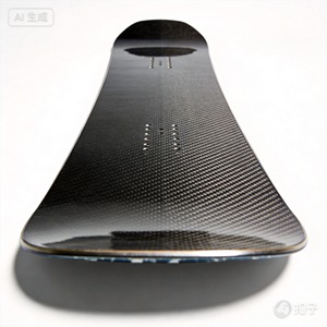Tabla de Snowboard Personalizada de Fibra de Carbono Tejida - Peso Medio - Product Image 1