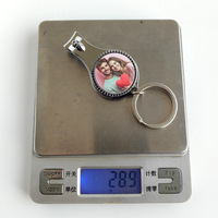 Vente en gros de produits sublimés métal en alliage de zinc sublimation blanc personnalisé coupe-ongles ouvre-bouteille porte-clés
