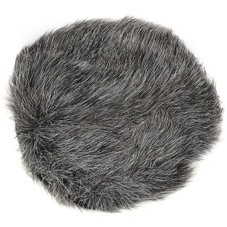 Grijs Furry Voorruit Mof Filter Mic Deadcat Voorruit Wind Cover Voor Sneeuwbal Condensator Microfoon