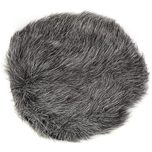 Gray Furry Windscreen Muff Filter Mic Deadcat Windshield Wind Cover for Snowball Condenser Microphone