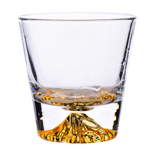 Vasos de Whisky de Cristal Hechos a Mano con Forma de Monte Fuji, Estilo Japonés, Fondo Grueso - Product Image 3