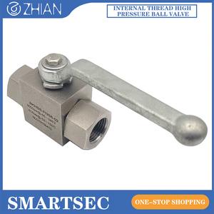 Robinet à levier manuel en acier inoxydable SS304/316, filetage femelle NPT 1/2'', 1500 PSI, à passage plein - Product Image 3