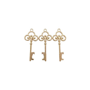 Light Gold Keychain Zinc Alloy 63mm X 27mm Fashionable <b>Bag</b> <b>Charm</b> For Handbags Leather Goods Accessories - Product Image 3