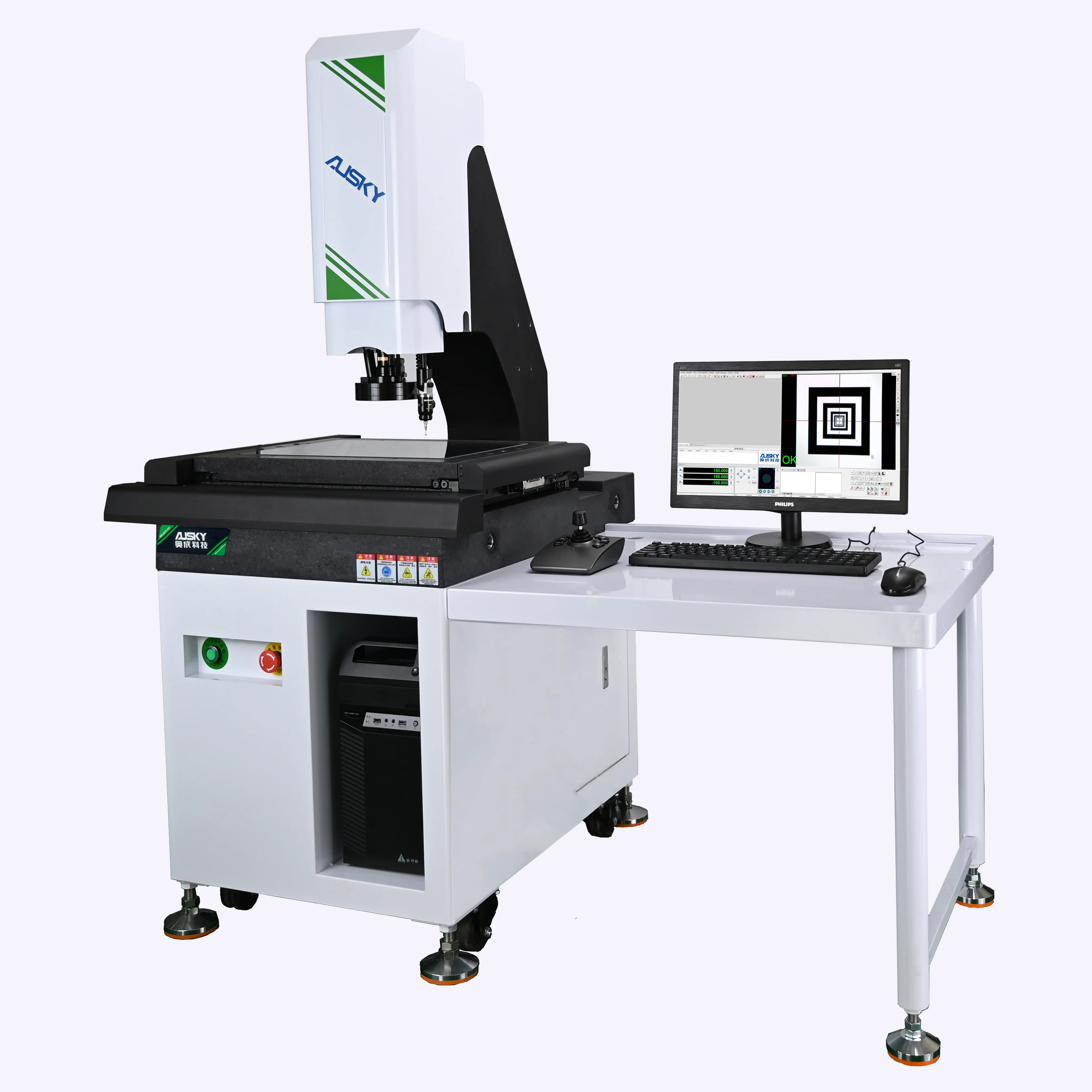 Optische Metrologie Hoge Precisie Video Meetmachine 2d 3d Cmm Meting Automatisch Optisch Inspectiesysteem