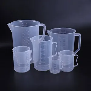Factory Supply High Quality Plastic Measuring Cup Baking Tool Cup 1000ml plastic measuring beaker cup with handle