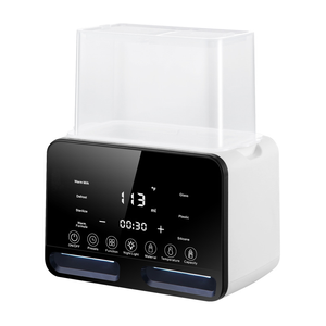 <span class=keywords><strong>Calentador</strong></span> <span class=keywords><strong>de</strong></span> <span class=keywords><strong>Biberones</strong></span> Inteligente con Pantalla LCD Grande, <span class=keywords><strong>Esterilizador</strong></span> Profesional, <span class=keywords><strong>Calentador</strong></span> Doble <span class=keywords><strong>de</strong></span> Leche con Descongelación <span class=keywords><strong>y</strong></span> Luz Nocturna para Bebés - Product Image 1